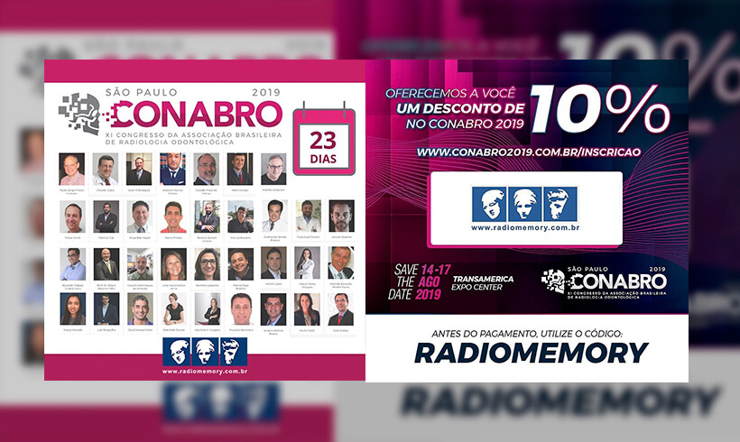 Radio Memory patrocinadora oficial do CONABRO